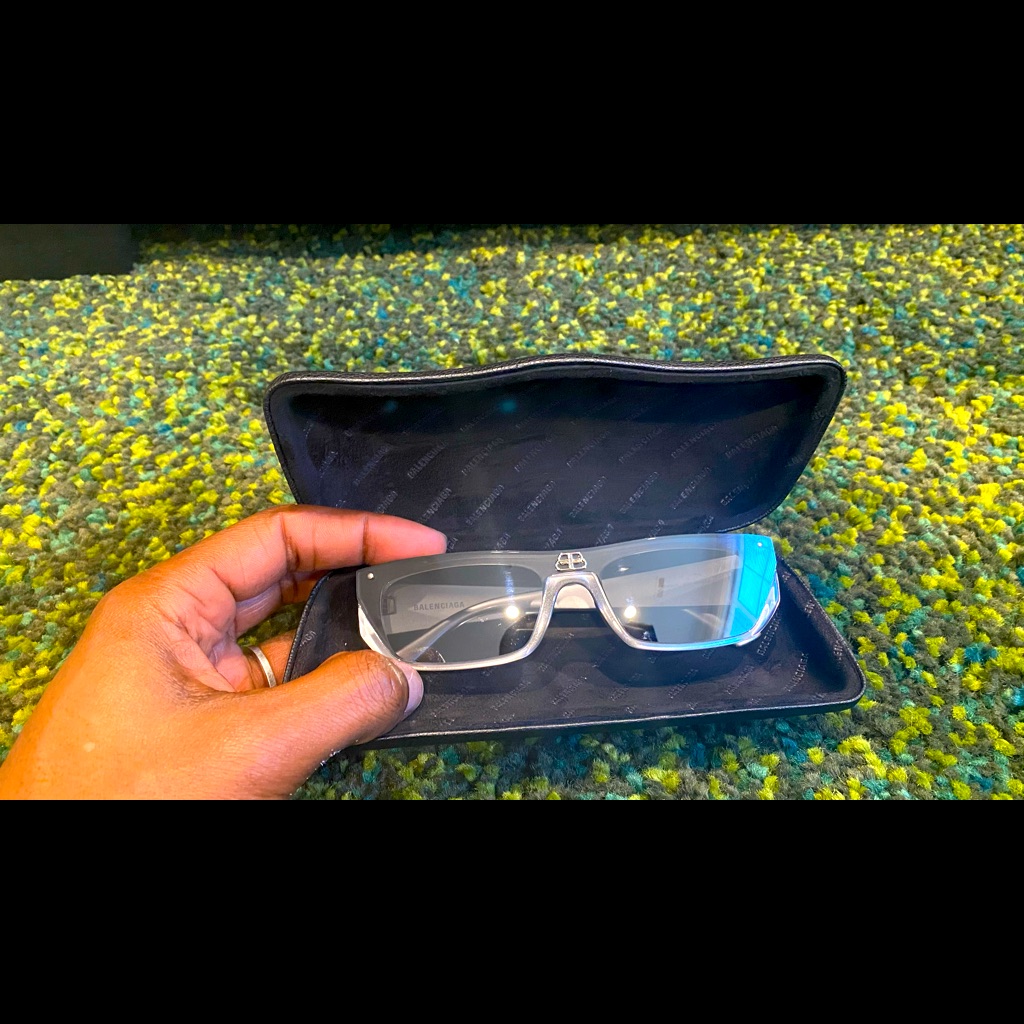 Unisex Balenciaga Square Sunglasses 99mm